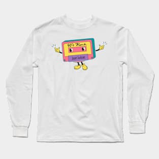 Music cassette man - Janet Long Sleeve T-Shirt